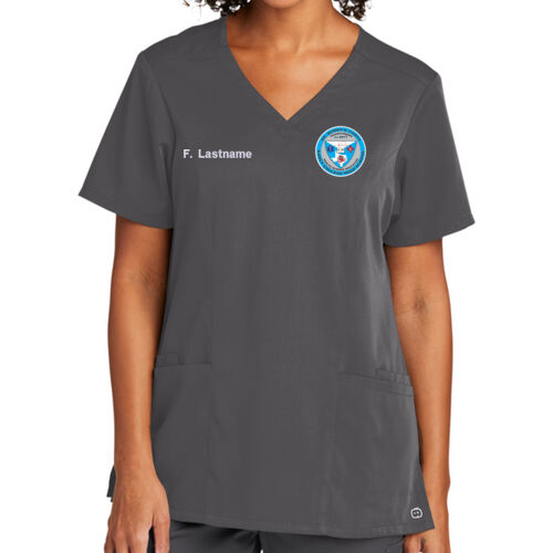 Early College Women's Premiere Flex V Neck Top Thumbnail